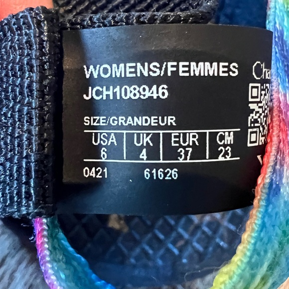 CHACO WOMENS Z/1 CLASSIC SANDAL TIE DYE SIZE 6 LIKE NEW - Picture 3 of 8